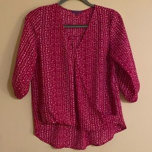 Flattering v-neck blouse